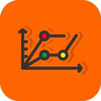Multiple Trend Chart Vector Icon Design