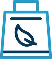 Eco Bag Vector Icon Design