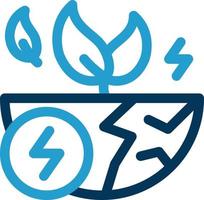 Sustainable Energy Vector Icon Design