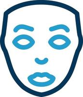 Facial Plastic Surgery Vector Icon Design