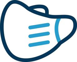 Face Mask Vector Icon Design
