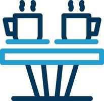 Coffee Table Vector Icon Design