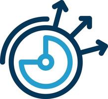 Detection of Regularities Vector Icon Design
