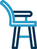 High Chair Vector Icon Design