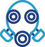 Gas Mask Vector Icon Design