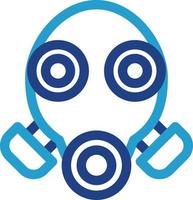 Gas Mask Vector Icon Design