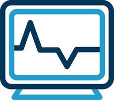 Heart Monitoring Vector Icon Design