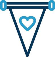 Pennant Vector Icon Design