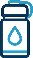 Water Bottles Vector Icon Design