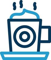 diseño de icono de vector de capuchino