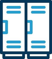 Locker Vector Icon Design
