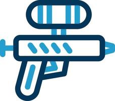 Water Gun Vector Icon Design