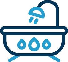 Bathtub Vector Icon Design