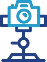 Tripod Camera Vector Icon Design