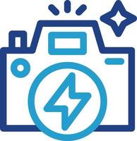 Flash Camera Vector Icon Design