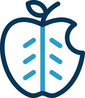 diseño de icono de vector de manzana