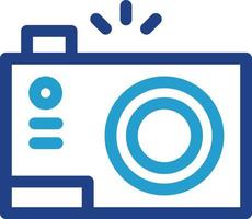 Compact Camera Vector Icon Design