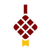kurma icon duotone red yellow style ramadan illustration vector element and symbol perfect.