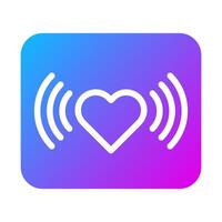 signal icon solid gradient style valentine illustration vector element and symbol perfect.