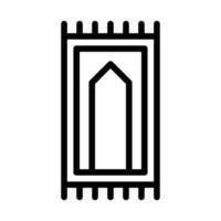 rug icon outline style ramadan illustration vector element and symbol perfect.