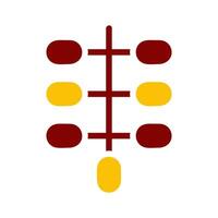 kurma icon duotone red yellow style ramadan illustration vector element and symbol perfect.