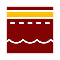 kaaba icon duotone red yellow style ramadan illustration vector element and symbol perfect.