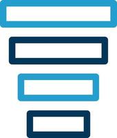 Funnel Chart Vector Icon Design