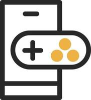 Mobile Gaming Vector Icon Design