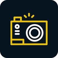 Compact Camera Vector Icon Design