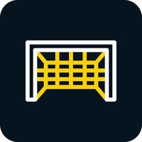 Goal Post Vector Icon Design