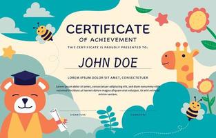 Fun Certificate Template vector