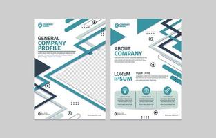 Generic Company Profile Template vector