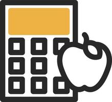 Calorie Calculator Vector Icon Design