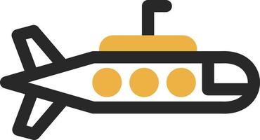 Submarine Vector Icon Design