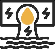 Hydroelectricity Vector Icon Design