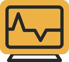 Heart Monitoring Vector Icon Design