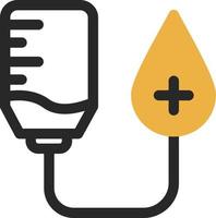 Blood Donation Vector Icon Design