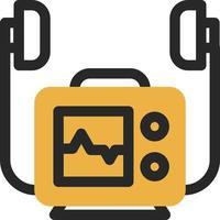 Defibrillator Vector Icon Design