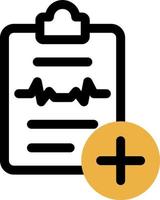 Medical History Vector Icon Design