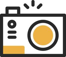 Compact Camera Vector Icon Design