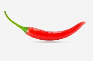 close up red chili photo