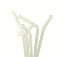 group of plastic straw