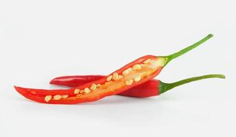 chili pepper on white background photo