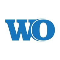 WO letter logo vector