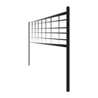 volleyball net icon vector