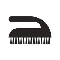 toilet brush icon vector