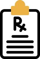 Prescription Vector Icon Design