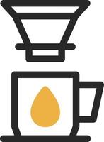 Coffee Dripper Vector Icon Design