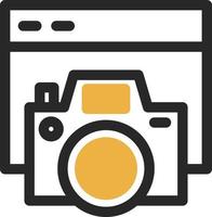 Camera Website Vector Icon Design