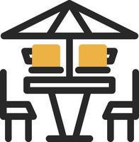 Coffee Terrace Vector Icon Design